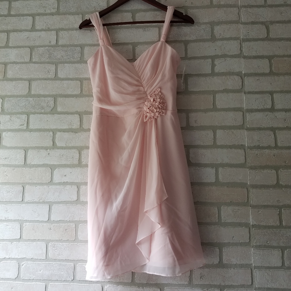David's Bridal Soft Pink Dress 💞